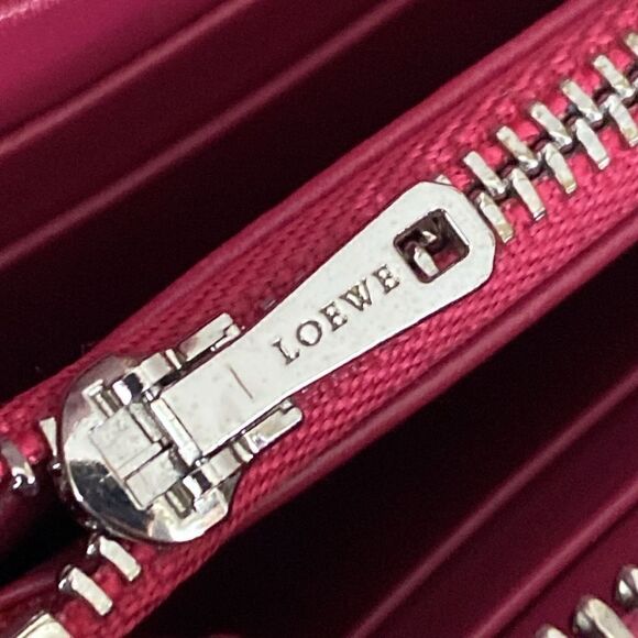 Loewe Anagram Padlock Zip Around Calfskin Long Wallet - Picture 6 of 16